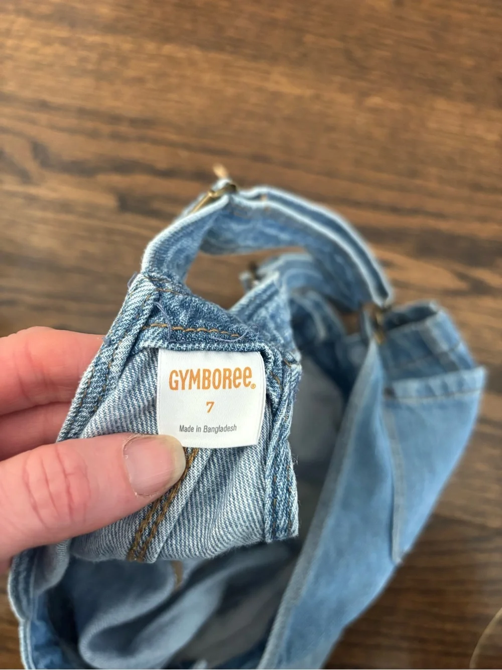 Gymboree Overalls size 7 Light Blue Denim Shorts for Kids